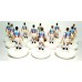 Subbuteo Andrew Table Soccer Yugoslavia 1990 World Cup Team on classic Hasbro bases
